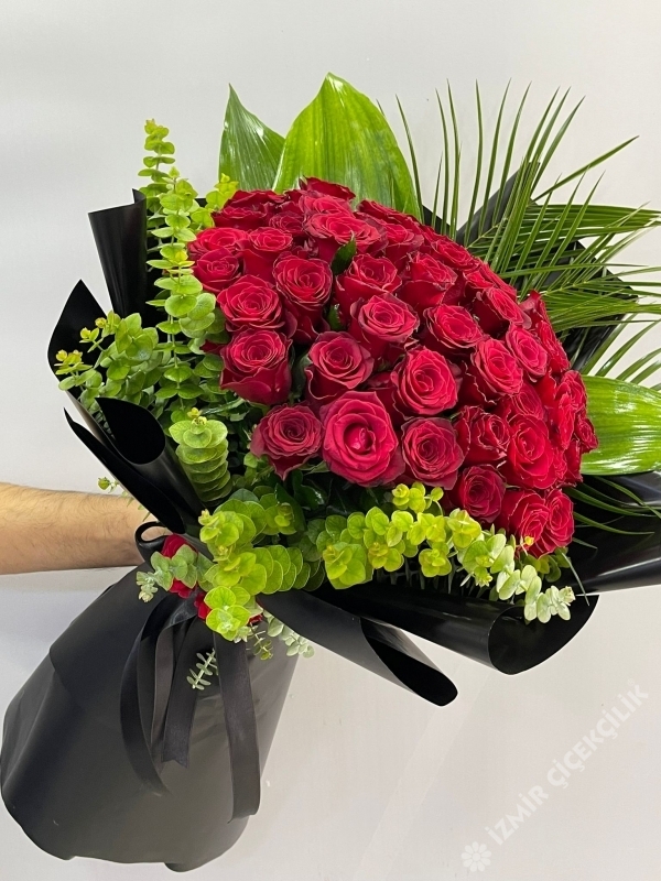 41 Red Roses Hand-crafted Bouquet