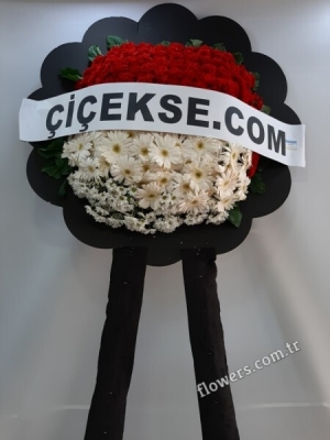 Classic Funeral Sympathy Flower Stand 