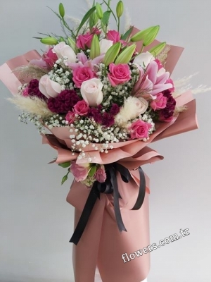 Affection Pink Rose Bouquet