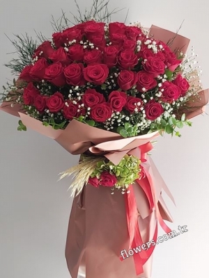 Elegant Bouquet of 51 Rose
