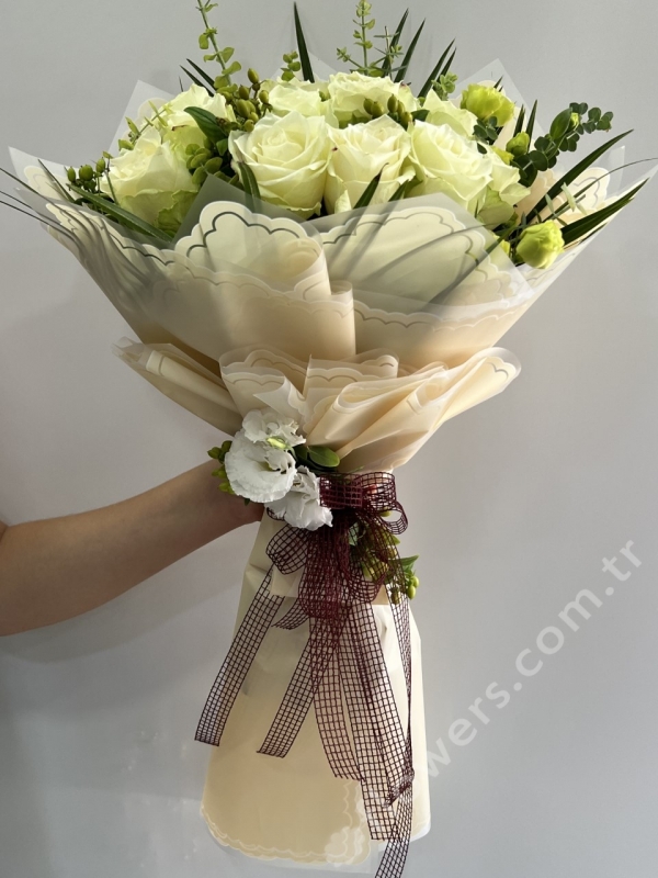 White Rose Bouquet