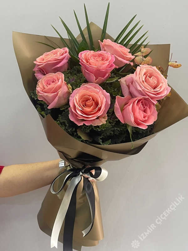 Salmon Rose Bouquet