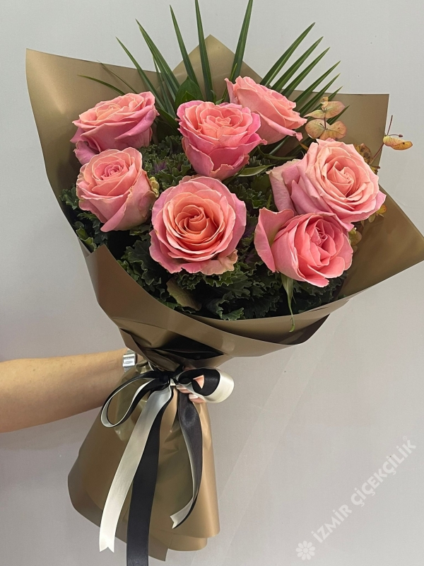 Salmon Rose Bouquet