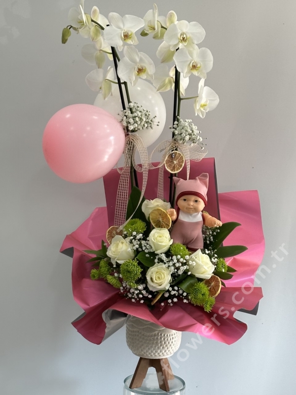 Flowers for 2024 newborn baby