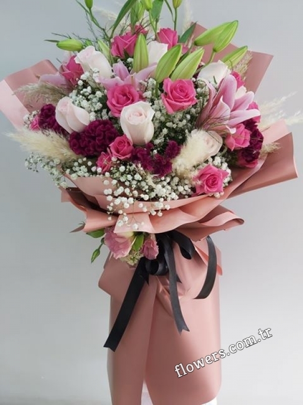 Affection Pink Rose Bouquet