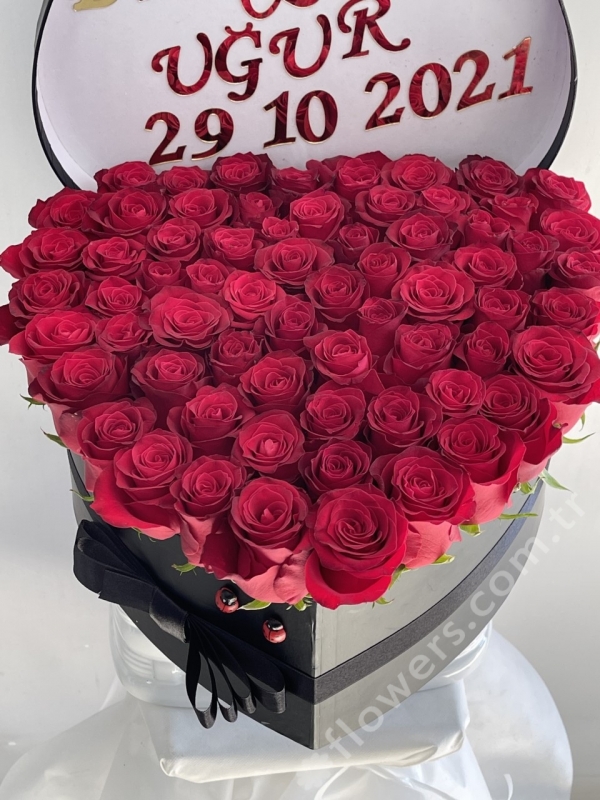 Splendid Red Roses Bouquet